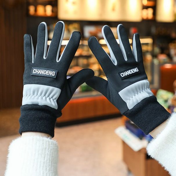 Autumn Winter Gloves For Women, Riding, Driving, Fleece-Lined, Warm, Non-Slip, Outdoor, Travel, Sports_desvips.com