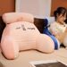 Bean Ice Silk Latex Headrest Bed Large Cushion For Girls Sleeping Sofa Backrest Pillow_desvips.com