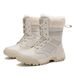 Women's Faux Fur Snow Boots - Waterproof Slip Resistant Winter Shoes_desvips.com