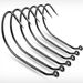 Barbed Soft Worm Single High Carbon Steel Bulk Hooks Wide Belly Crank Hook Sea Fishing Supplies_desvips.com