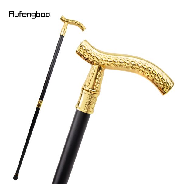 Golden Flower Wheatear Pattern Luxury Fashion Walking Stick For Party Decorative Cane Elegant Crosier Knob Walking Stick 93cm_desvips.com