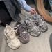 Small Sponge Cake Thick Sole Dad For Women 2024 Summer New Ins Trendy Silver Height Increasing Sports Running Shoes_desvips.com