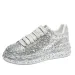 luxury 2026 Women's Full Rhinestone Platform Sneakers Sparkly Crystal Embellished Chunky Sole Party Casual Shoes_desvips.com