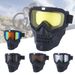 Motorcycle Goggles For Harley Riding – Windproof & Anti-Dust Ski/Snowboard Mask With Adjustable Headband (Skull Chin Strap, UV400 Lenses)_desvips.com