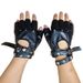 Alexa Bliss Play X Pain Womens Black PU Leather Wrestling Gloves Women Raw Superstar Accessory Cosplay Gift_desvips.com