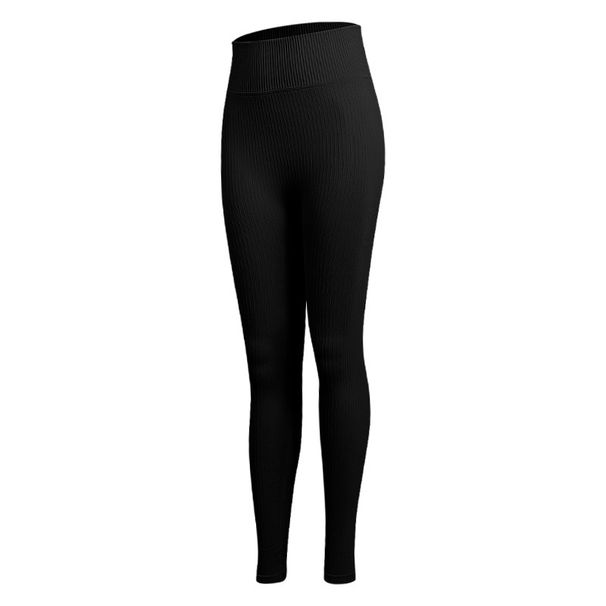 Spring Summer Vertical Striped Fitness Yoga Running High Waist Tummy Control Butt Lift Leggings Seamless Sports Tight_desvips.com