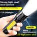 ultrabright white laser flashlight wi ob digital battery display, 500m longrange beam, rechargeable led torch for camping outdoor activities_desvips.com