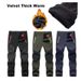 Men's Oversized Winter Softshell Winter Outdoor Pants Trekking Fishing Camping Climbing Hiking Skiing Warm Travel Trousers S-4XL_desvips.com
