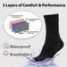 Outdoor Hiking Adventure Water-Resistant Ski Breathable Waterproof Sports Socks_desvips.com