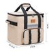 Large Capacity Insulated Cooler Bag Portable Waterproof Picnic Tote For Camping Outdoor Leakproof Thermal Lunch Box Carrier With Adjustable Strap_desvips.com