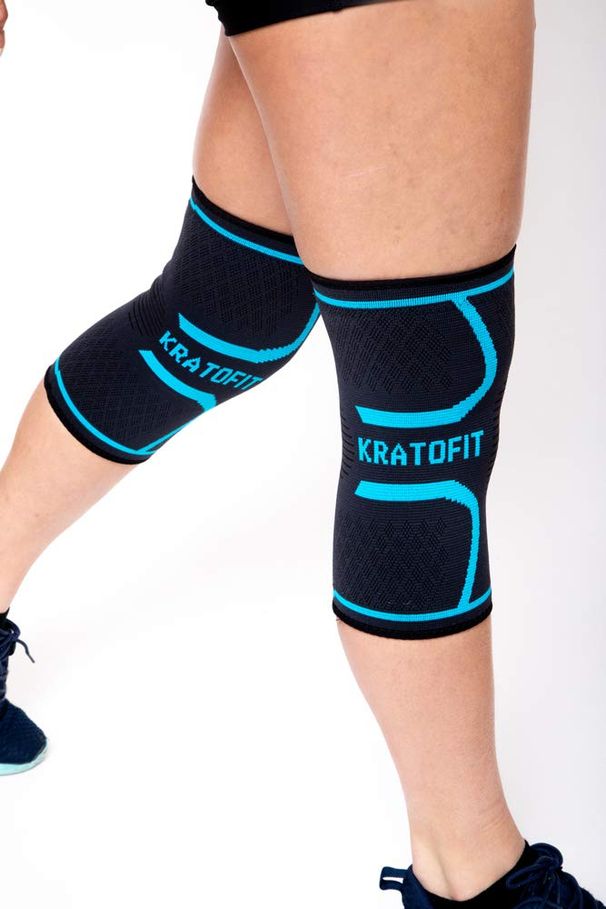 KratoFit 3D Compression Sleeve 2-Pack Knee Brace Running, Crossfit, MMA, Hiking, Red For Arthritis, X-Large_desvips.com