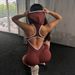 001 Color-Block Strap Yoga Jumpsuit Sleeveless Tight-Fitting Backless Fitness Sports Romper Breathable Quick-Dry_desvips.com