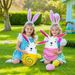 Easter Inflatable Bunny Egg Outdoor Children's Balloon Kindergarten Courtyard Lawn Decoration Hanging Ornament_desvips.com