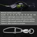 Large Giant Object Eight-Character Swivel Stainless Steel Connector Bearing Double Buckle Pin Supplies Fishing Gear_desvips.com