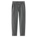 Spring Summer Autumn Business Casual Youth Versatile Fashion Nine-point Trousers Men's Pants_desvips.com