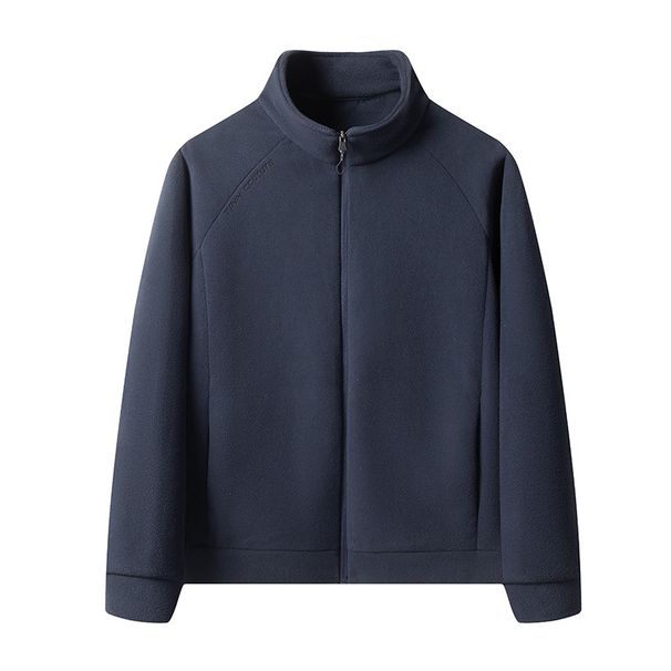 Outdoor Jacket Men Long Sleeve Thickened Warm Breathable Inner Liner Polar Fleece Coat Cardigan Autumn Winter_desvips.com