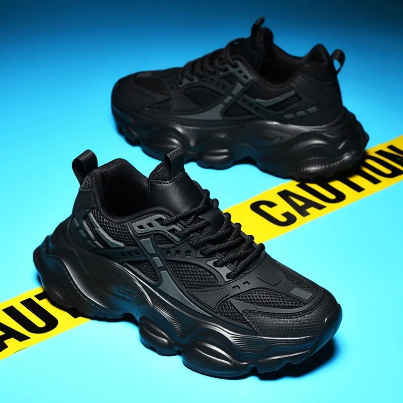 Men's Breathable Mesh Sports Shoes Summer Casual Thick Bottom Old Dad Sneakers Fashionable And Comfortable Large Size_desvips.com