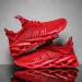 YRZL Sports Breathable Comfortable Jogging For Men Non Slip Outdoor Walking Shoes Mesh Casual Sneakers_desvips.com