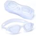 for Adults Anti-Fog Professional One-Piece Silicone Large Frame Electroplated Swimming Goggles Glasses_desvips.com