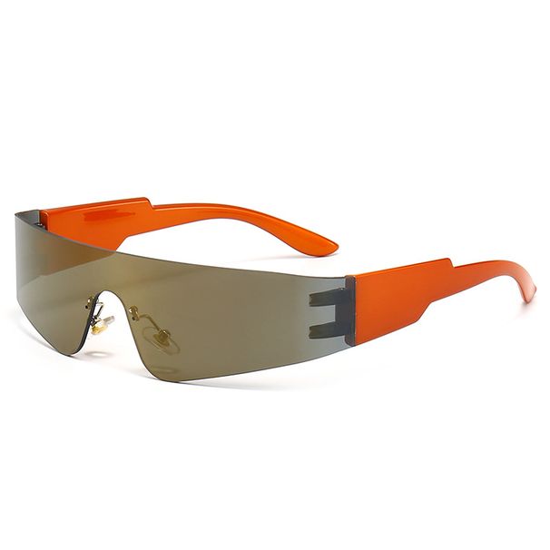 2000S Aesthetic Y2K Sunglasses Men One Piece Sports Sun Glasses Women Vintage Wrap Around Shades Fashion Punk Eyewear_desvips.com