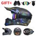 Motorcycle Off Road Helmet, Full Face Helmet, Mountain Bike Slow Speed Riding Safety Helmet._desvips.com