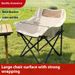 Camping Picnic Art Sketching Chair Portable Lightweight Fishing Stool Outdoor Moon Recliner Folding Bed_desvips.com