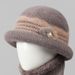 Winter New For Middle-aged Women, Mom And Grandma Hat, Elderly Warm Knitted Hat With Fleece Lining_desvips.com