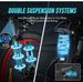 48V Lithium Battery 26 Inch Full Suspension Electric Mountain Bike Fat Tire Folding Aluminum Alloy Rear Hub Brushless For Adults_desvips.com