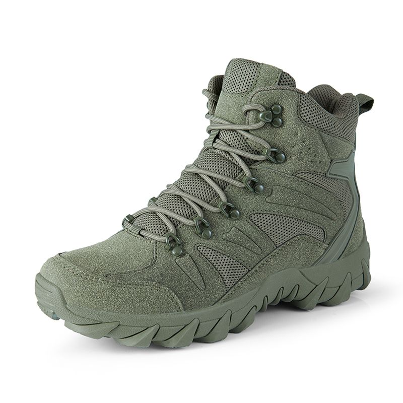 Upgraded Tactics Combat Training Boots Male Outdoors Camping Anti-wear Rapid Response Hiking Shoes Fishing Hunting Sneakers Men_desvips.com