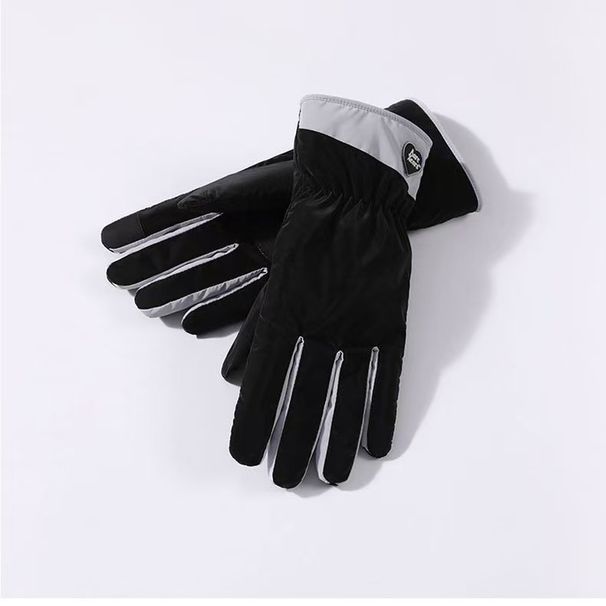 Winter For Women, Cycling, Non-Slip, Water-Resistant, Fleece-Lined, Thickened, Korean Style, Touchscreen, Outdoor_desvips.com
