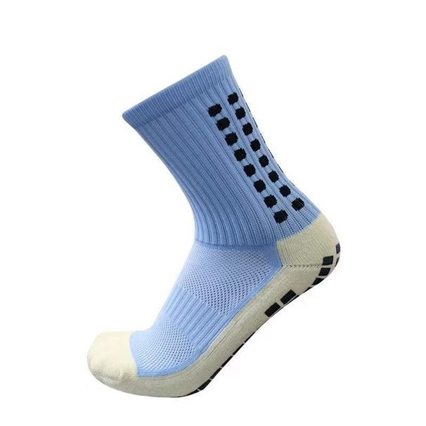 Soccer Socks Men's Mid Tube Silicone Bottom Non Slip Training Socks Towel Bottom Breathable Sweat Absorbent Running Socks Football Socks_desvips.com
