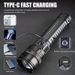 White Laser Cross-Border Rechargeable Long Battery Life Portable COB Zoom High-Power Multi-Function Flashlight_desvips.com