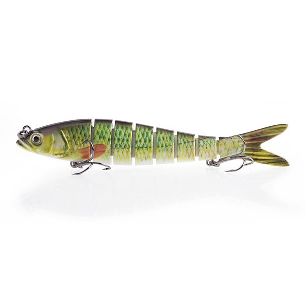 Hanlin 13.5cm 23g Multi Jointed Swimbaits Fishing Lures Crankbait Floating Hard Body Wobbler Swimbait Baits Bass Tackle_desvips.com