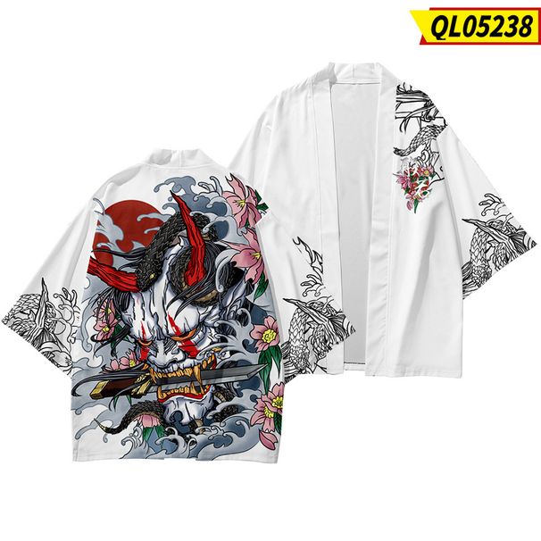 2023 Chinese Fad Prna Han Dynasty Robe Cardigan Japanese Style Kimono Haori Casual Loose Plus Size Sun Protection_desvips.com