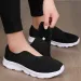 Unisex Wide Footed Women Casual Fashion Breathable Walking Mesh Flat Shoes For Men Sneakers Black Female Footwear 250908_desvips.com