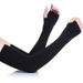 Summer Men Women, Thin And Long, Made Of Ice Silk, Sun Protection Sleeves, Gloves Driving, Guards For Students, Women's_desvips.com
