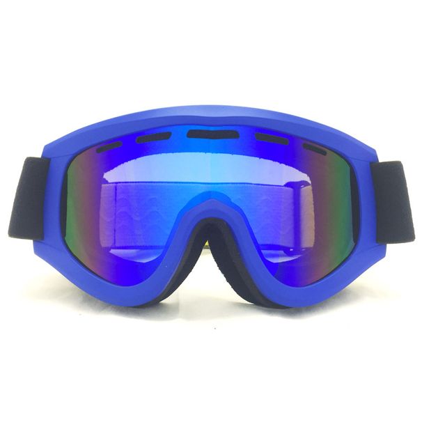 Cylindrical ski goggles large field of view double anti-fog, sandstorm and snow blind men and women in winter_desvips.com