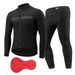 ROCKBROS Bicycle Suit, Winter Jacket, Jacket Trousers, Sport Windproof and Warm Men's (Version) Asia._desvips.com