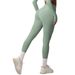 High Waisted Brushed Nylon Yoga Pants Quick Drying Breathable Cloud Feel Outdoor Sports Tight Fitting Long Pants for Running And Fitness_desvips.com