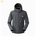 Outdoor Leisure Windproof Waterproof Hooded Soft Shell Jacket Sports Men And Women Same Style Mountaineering Jacket_desvips.com