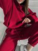 Women's Clothing autumn and winter women's clothing new fashion sports leisure sweater suit_desvips.com
