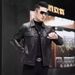New Haining Genuine Leather Jacket For Men, Top Layer Cowhide, Turn-Down Collar, Short Slim Fit Motorcycle Jacket, Thin_desvips.com