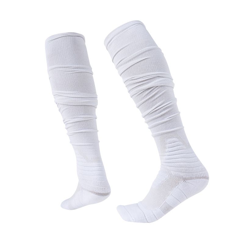 Men's Over The Knee Soccer Socks Textured Non-Slip Ankle Support Thick Terry Cloth Sole Sports Outdoor Team Sports_desvips.com