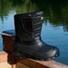 Ski Boots Winter New Snow Boots Men Plus Velvet Warm Cold Proof Fishing Shoes EVA Bottom Waterproof Cotton Shoes_desvips.com