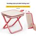 Outdoor Picnic Camping Chair Fishing Portable Folding Multifunctional Stool Small Bench_desvips.com