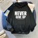New Autumn Winter Hooded Sweatshirt Women Letter Print Top Fashion Versatile Casual Plus Size Loose Fit_desvips.com