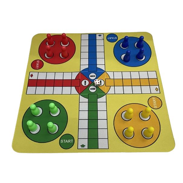 Flying Chess Ludo Set Mouse Pad Material Board_desvips.com