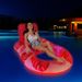 LED Inflatable Lounge Chair - Heavy-Duty PVC With Reinforced Mesh & Dual Air Vents (180cm Waterproof Lights For Adults Pool/Beach Use)_desvips.com
