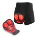 NOKO-ARSUXEO Breathable Quick-drying Printed Thickened Silicone Pad Underwear Cycling Shorts Men's_desvips.com