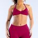 Halter Neck Tank Top Hip-Lifting Yoga Long Pants Camisole Sports Fitness Set For Women_desvips.com